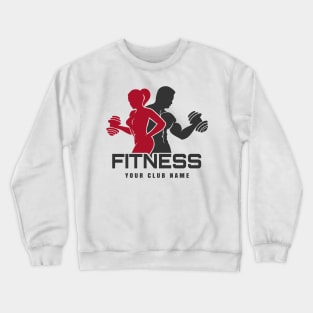 Fitness Club logo Crewneck Sweatshirt